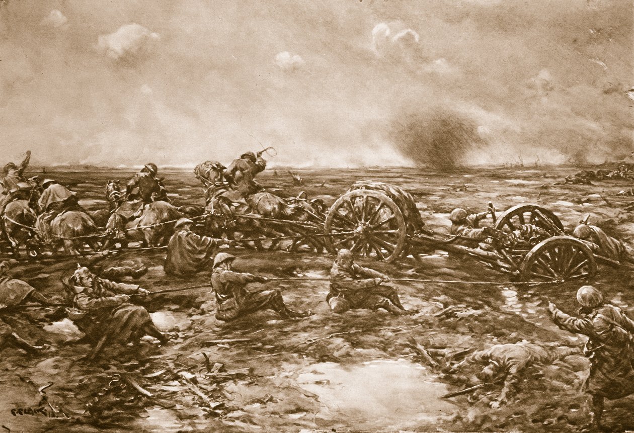 Potíže s přepravou zbraní v letech 1914-19 od English School