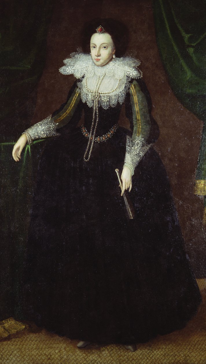 Dorothy Huddleston (rozená Dormer), kolem 1610-15 od English School