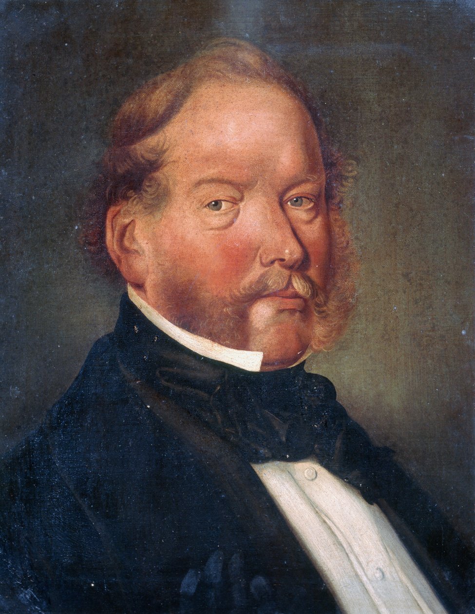 Dr. James Graham MD, superintending chirurg, bengálské lékařské zařízení, kolem roku 1857 od English School