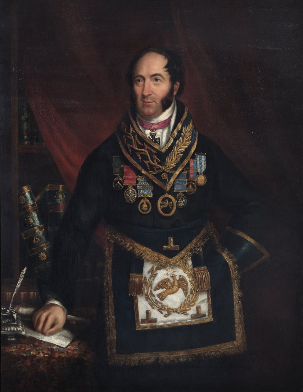 Dr Robert Thomas Crucefix, 1837 od English School