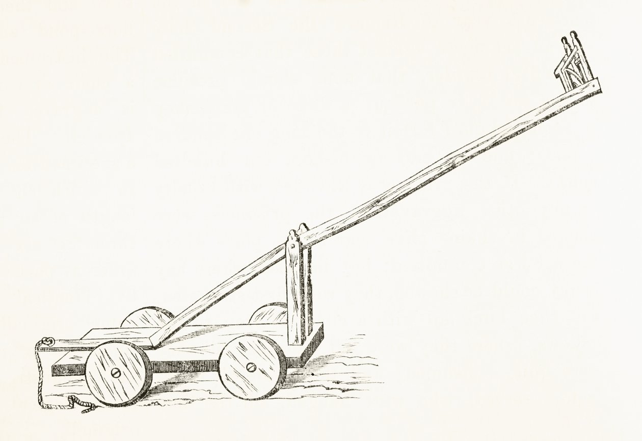Ducking stolička používaná v 15. století, z „Národních a domácích dějin Anglie“ od Williama Hickmana Smith Aubrey (1858-1916), vydaná v Londýně, kolem roku 1890 od English School