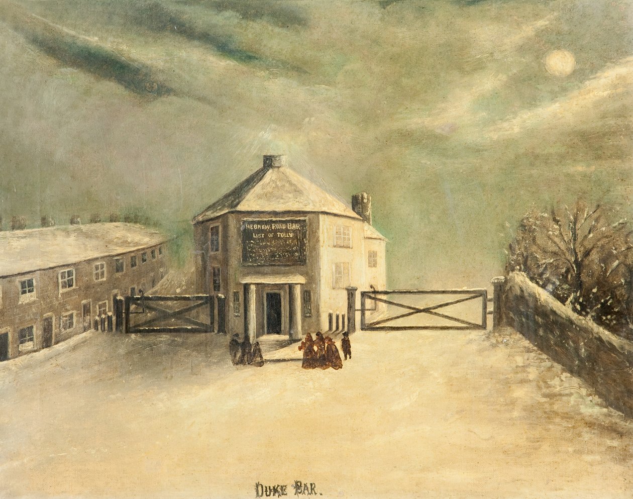 Duke Bar, Burnley, kolem roku 1850 od English School