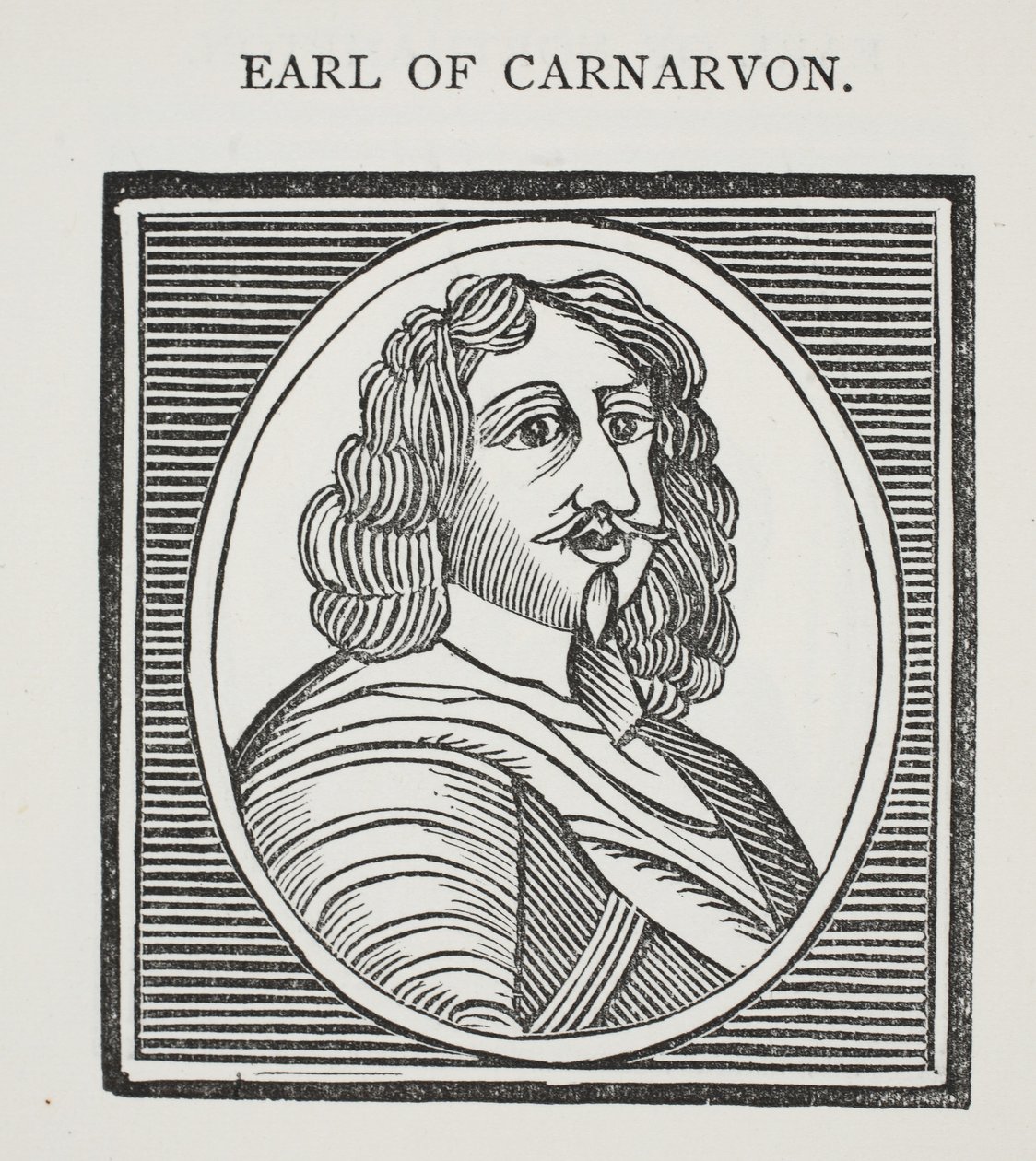 Earl of Carnarvon, ilustrace z Chap-books of the Eighteenth Century od Johna Ashtona, hospoda. 1882 od English School