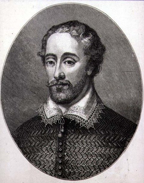 Edmund Spenser (asi 1552-99) (rytina) od English School