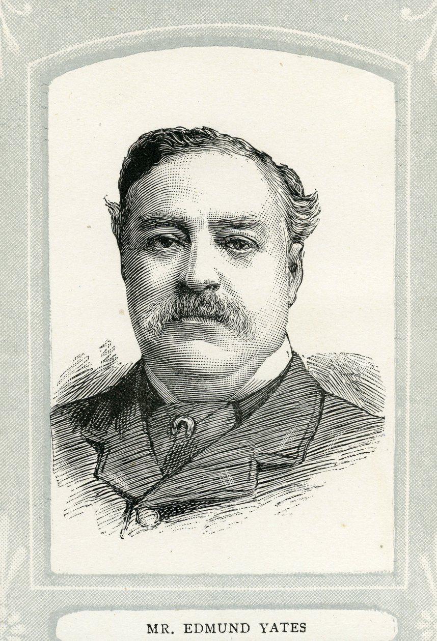 Edmund Yates (1831-94), novinář a romanopisec od English School