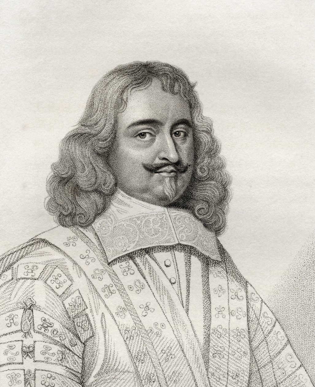 Edward Hyde, ilustrace z „Katalogu královských a vznešených autorů, svazek III“, vydaného v roce 1806 od English School