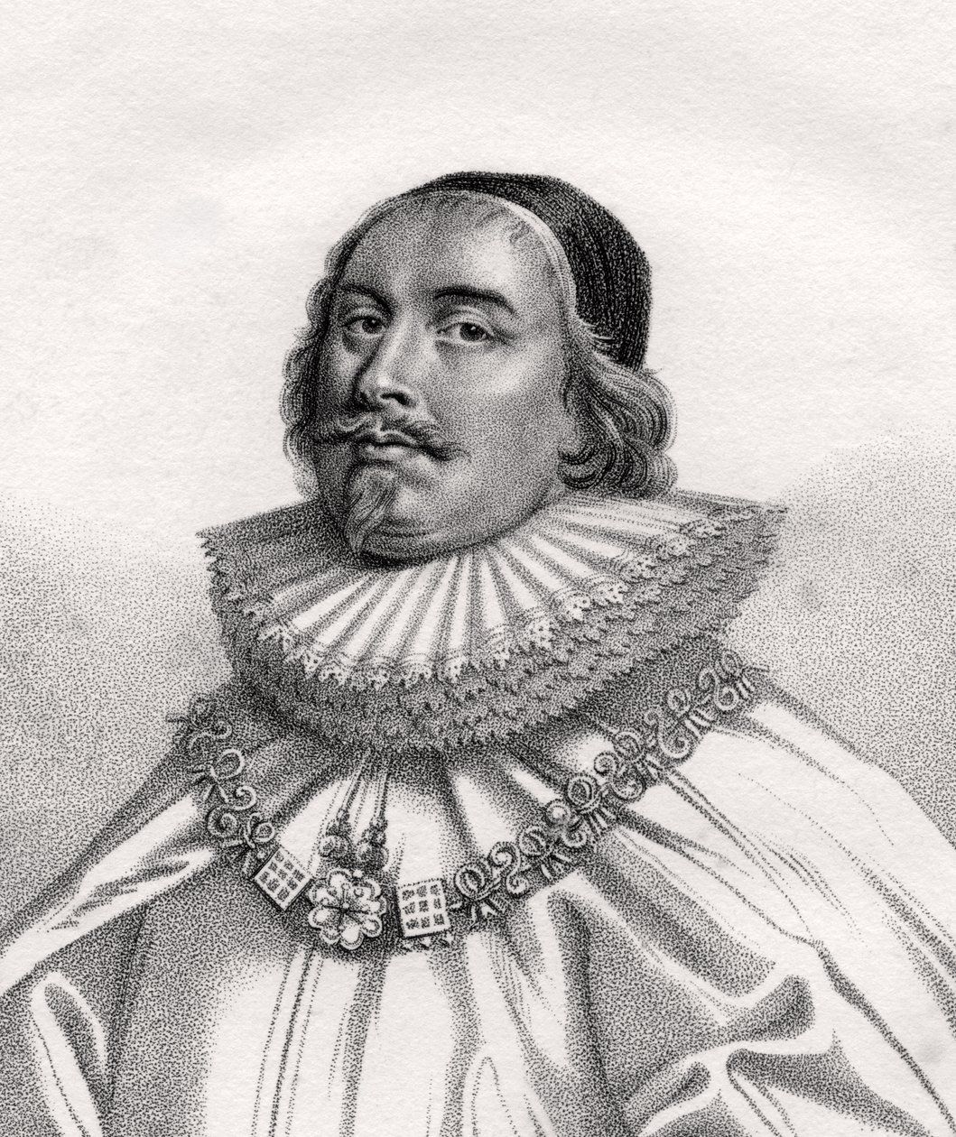 Edward Littleton, ilustrace z „Katalogu královských a vznešených autorů, svazek II“, vydaného v roce 1806 (litho) od English School