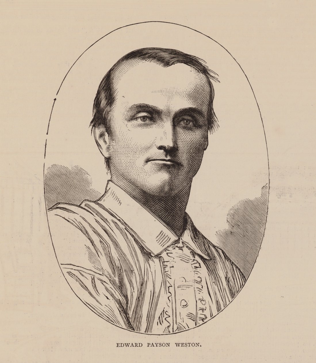 Edward Payson Weston (rytina) od English School