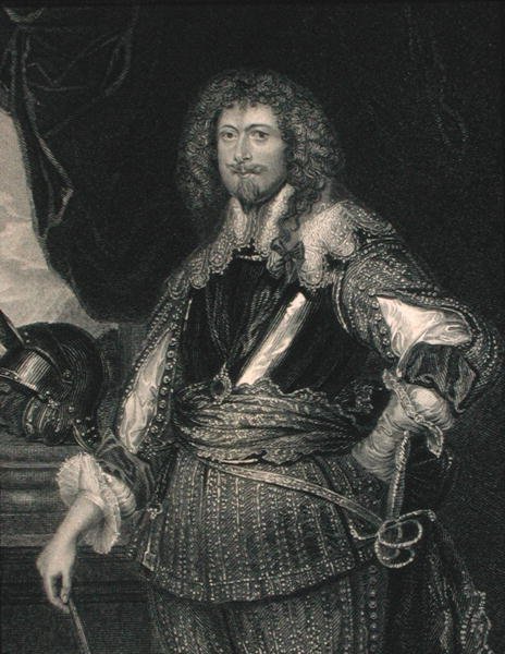 Edward Sackville (1590-1652) 4. hrabě z Dorsetu, z „Galerie portrétů“, vydáno 1833 (rytina) od English School