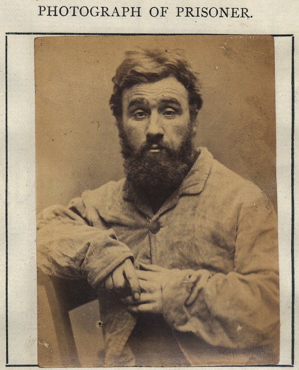 Edward Shevlin, kolem roku 1870 (sépiová fotografie) od English School