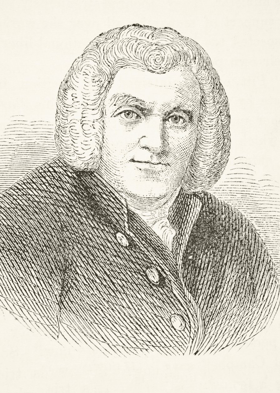 Edward Thurlow, z „Národní a domácí historie Anglie“ od Williama Hickmana Smith Aubrey (1858-1916), vydaný v Londýně, kolem roku 1890 od English School