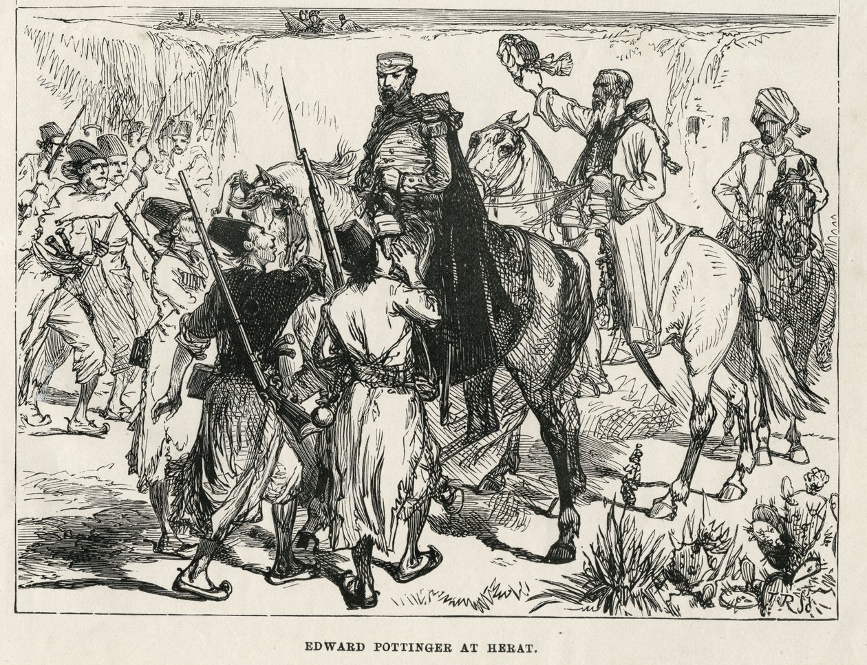 Eldred Pottinger ve společnosti Herat od English School