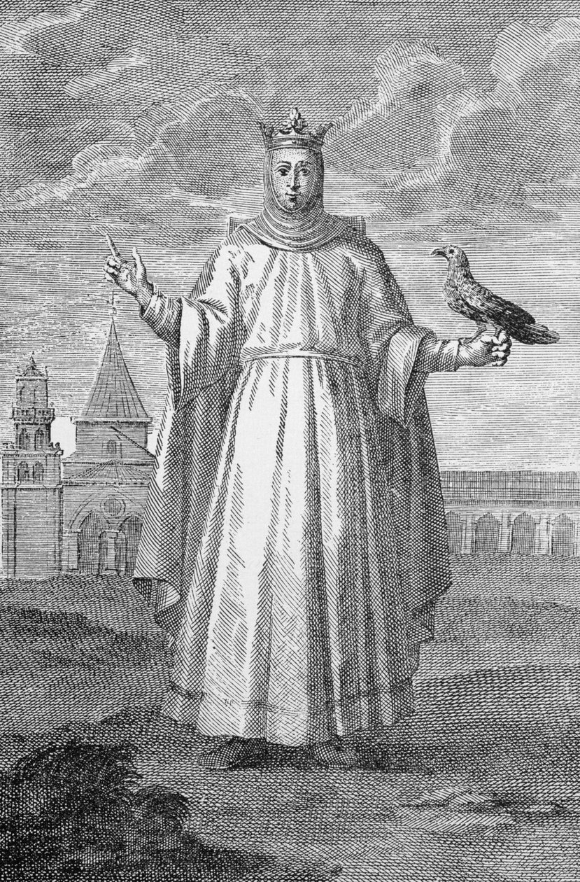 Eleonora, dcera anglického Jindřicha II. (1133-89), manželka Alfonse VIII. Kastilského (asi 1155-1214) od English School