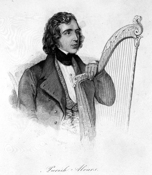 Elias Parrish Alvars (1808-49) (rytina) od English School