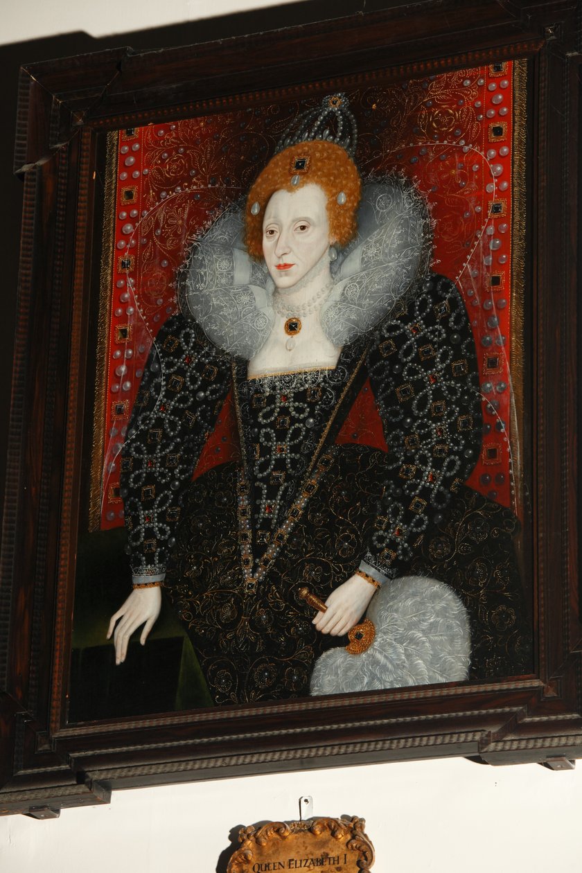 Alžběta I. (1533-1603), asi 1590 (olej na desce) od English School