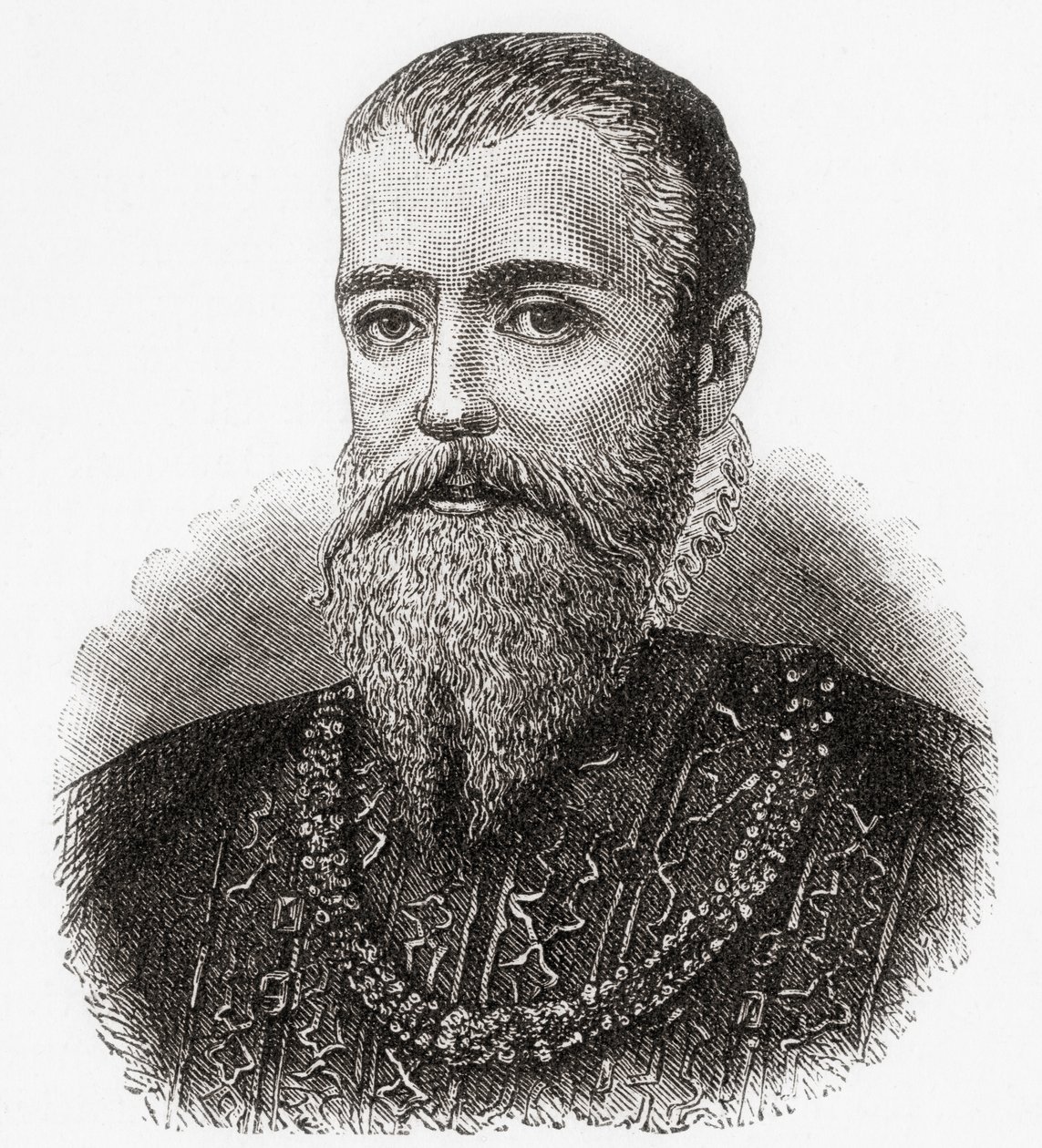 Eric XIV, 1533-1577, král Švédska, z Ward and Locks Illustrated History of the World, pub. c.1882 od English School