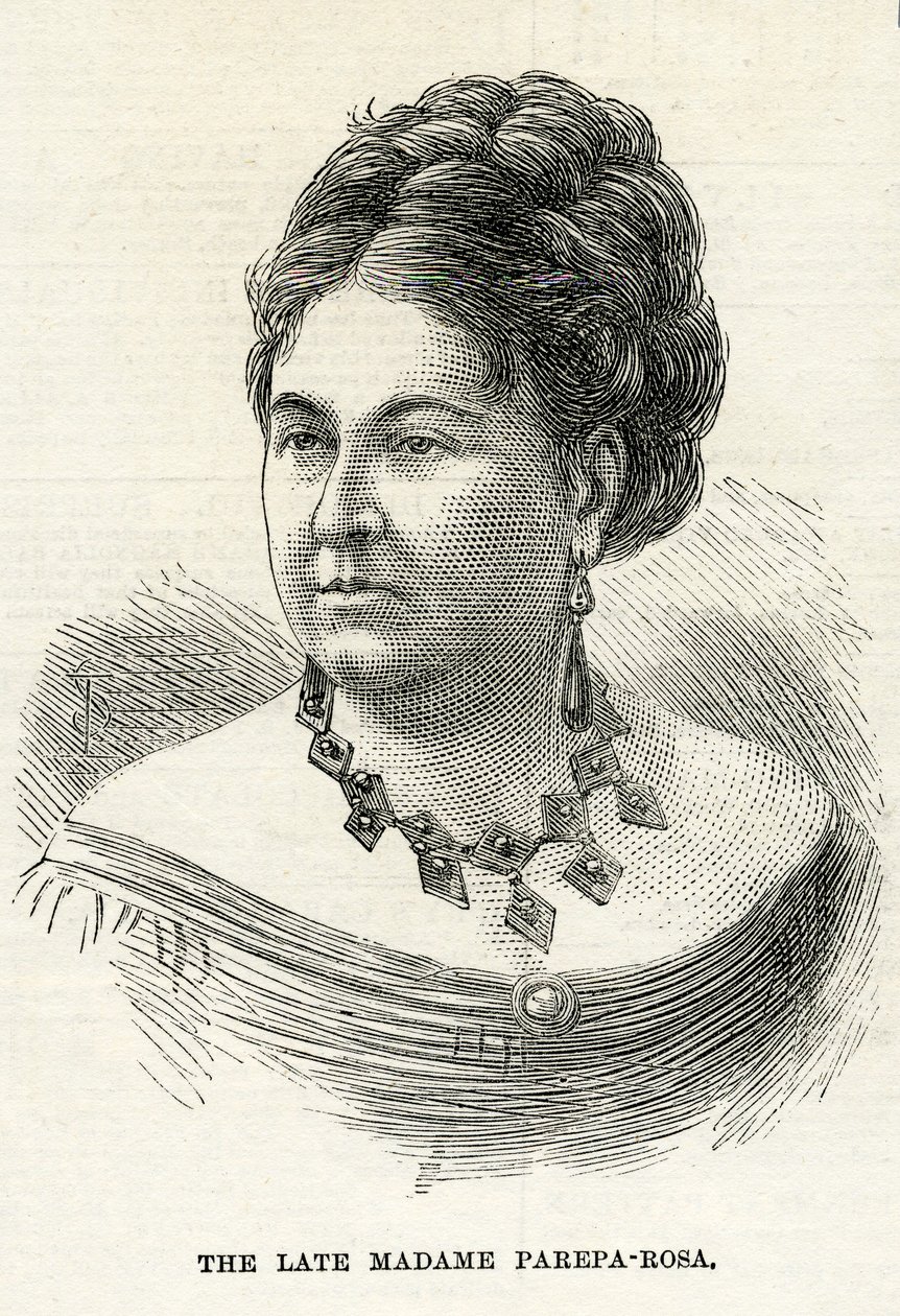 Euphrosyne Parepa-Rosa, ilustrace pro grafiku, 7. února 1874 od English School