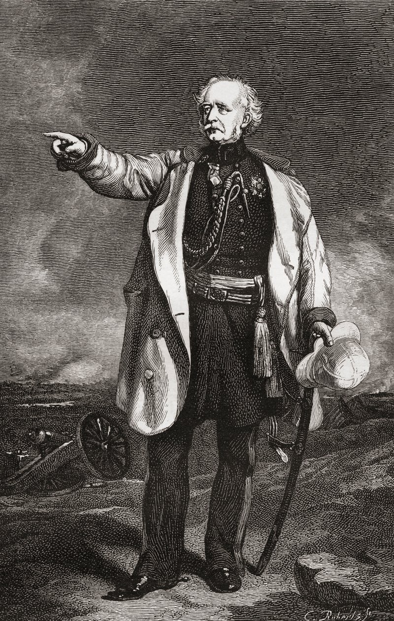 Polní maršál Hugh Gough z The Magazine of Art, publikovaný v roce 1878 od English School