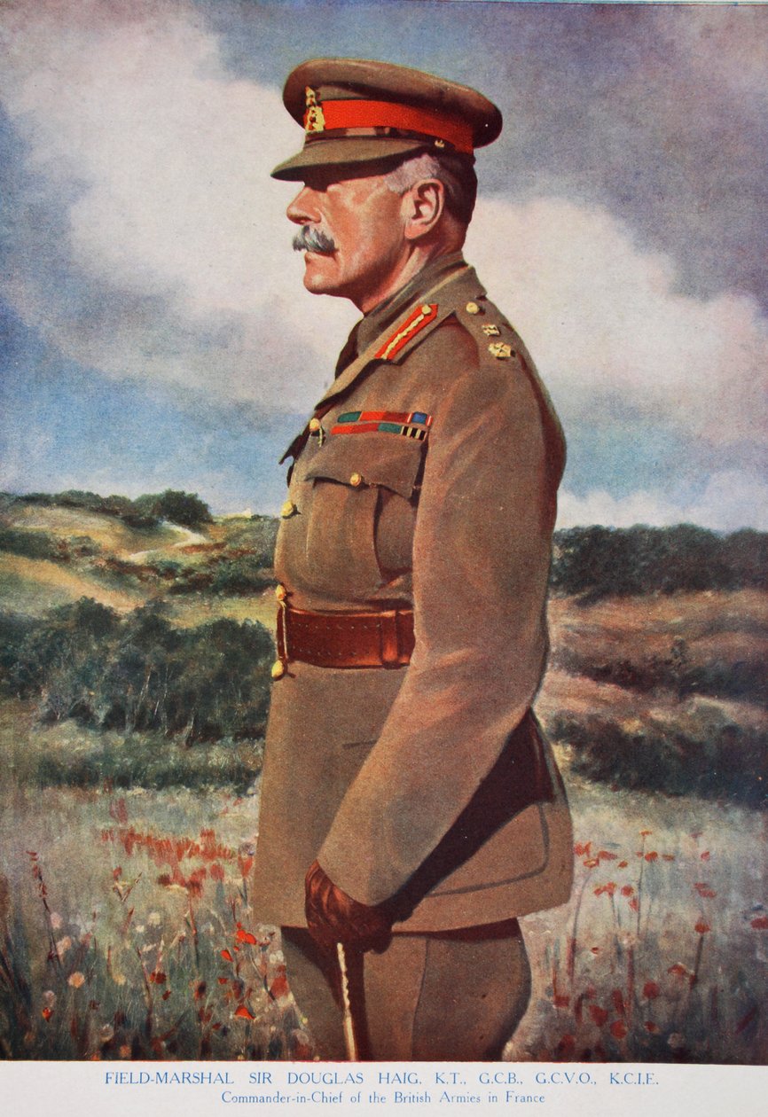 Polní maršál sir Douglas Haig, 1914-19 od English School