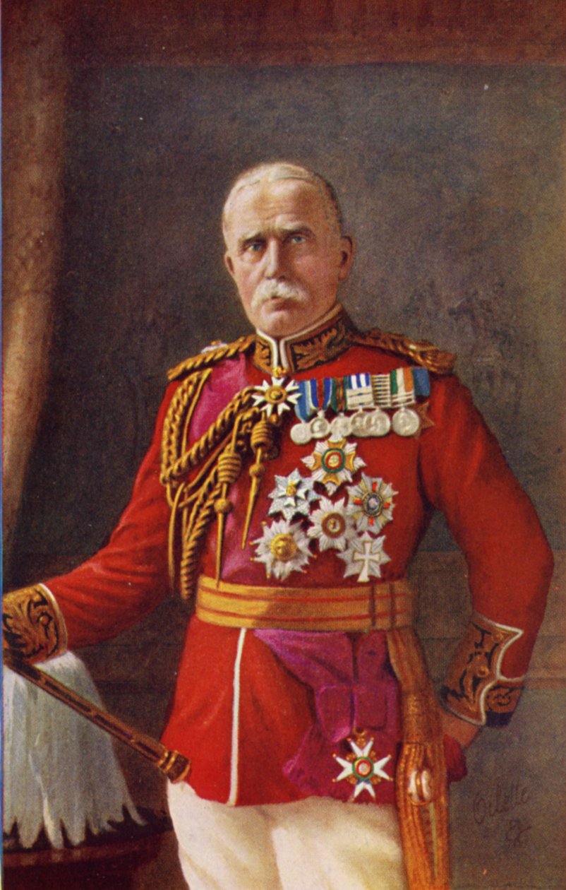 Polní maršál sir John French (barevná litografie) od English School