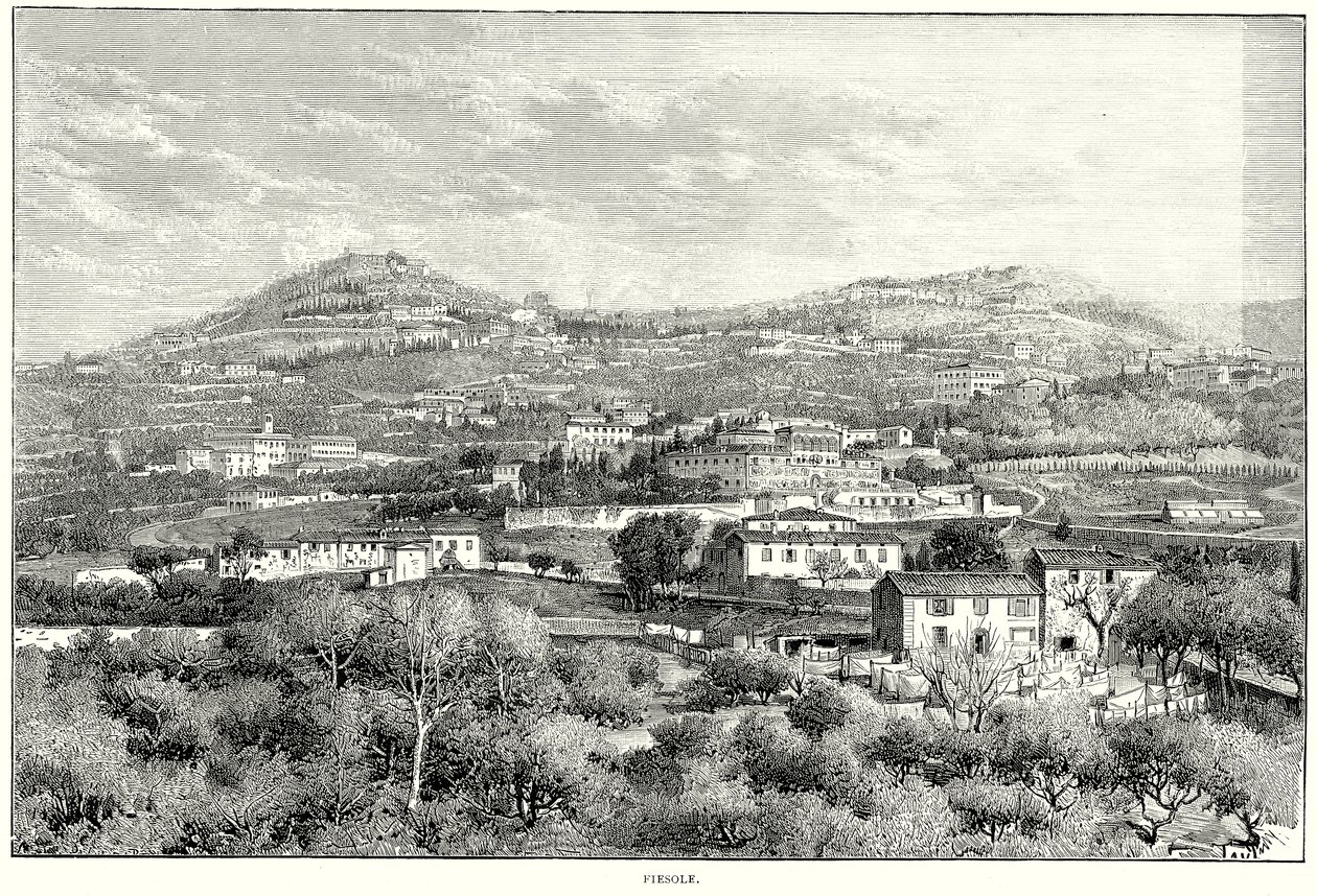 Fiesole (rytina) od English School