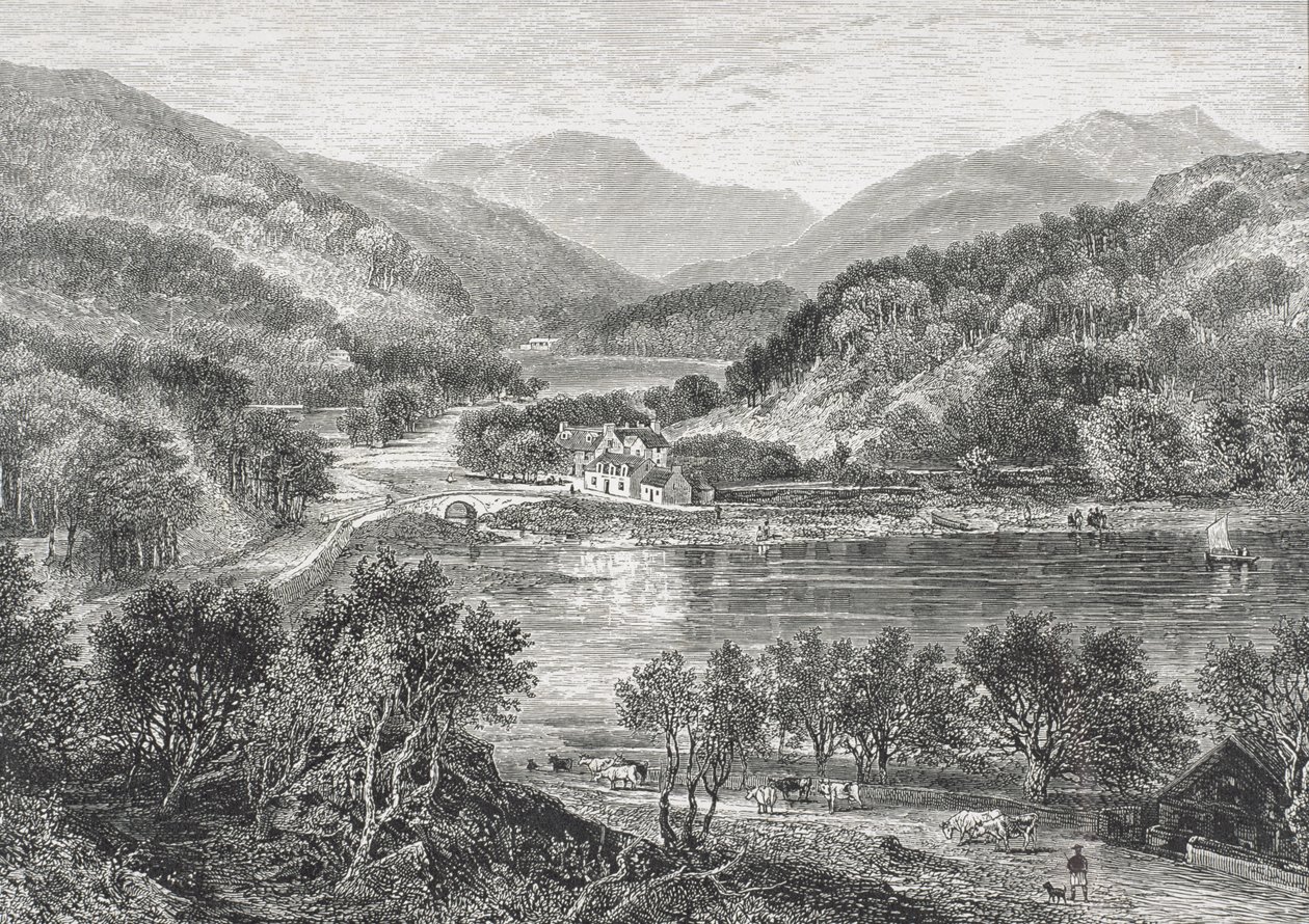 Flowerdale, Gairloch v roce 1880, z 