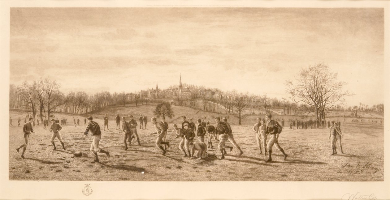 Fotbal na Harrow School, 1887 od English School