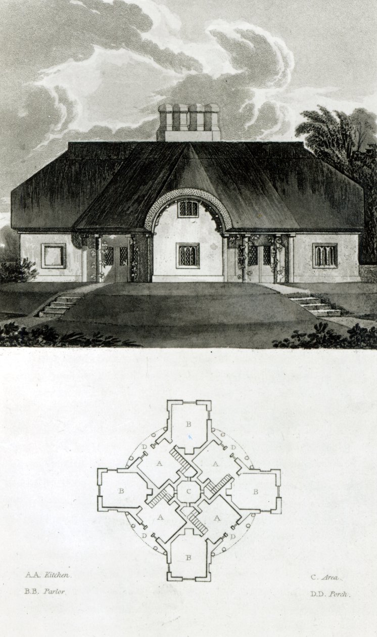 Čtyři chalupy, 1818 od English School