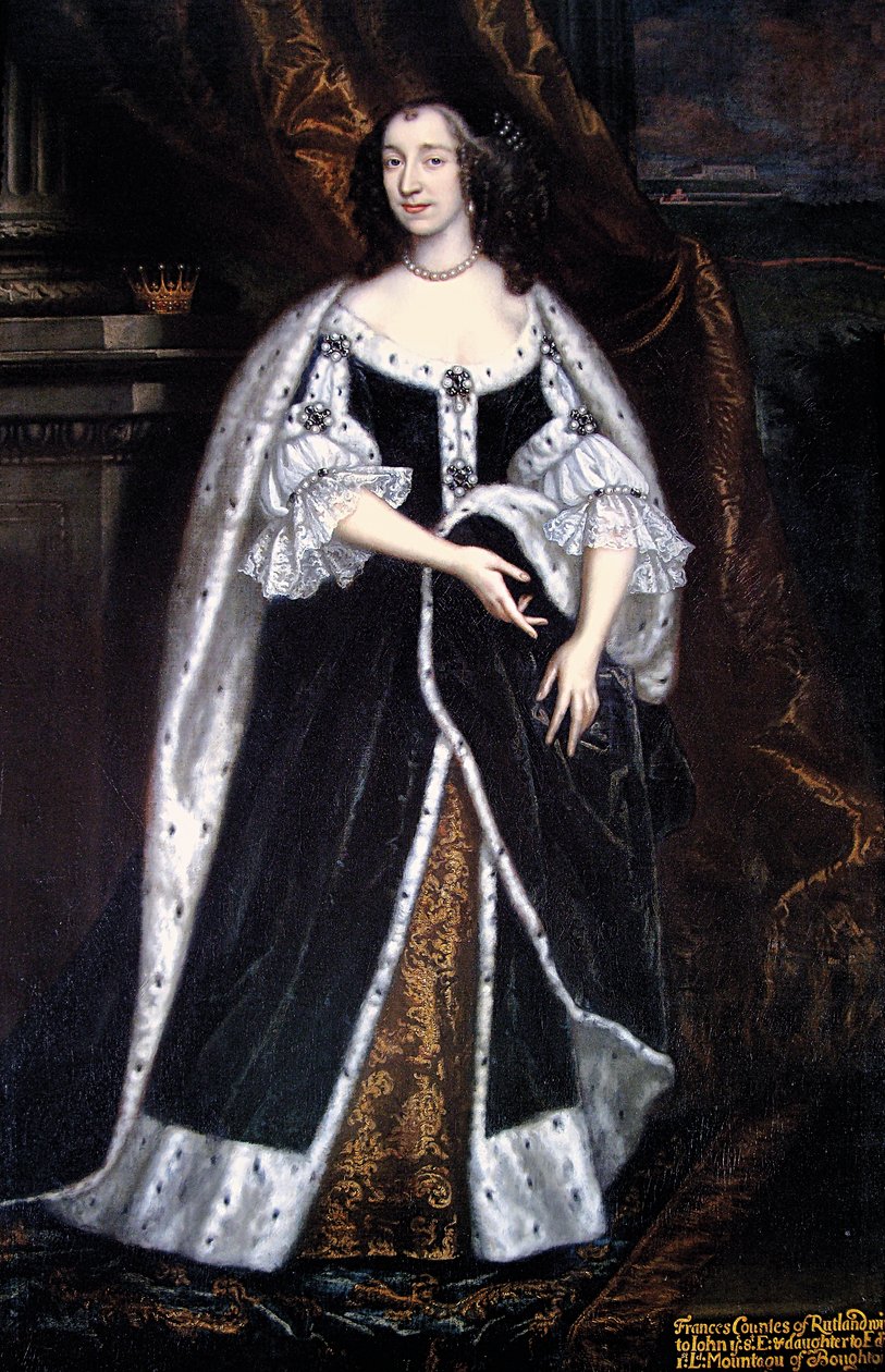 Frances Montagu, hraběnka z Rutlandu, kolem roku 1706 od English School