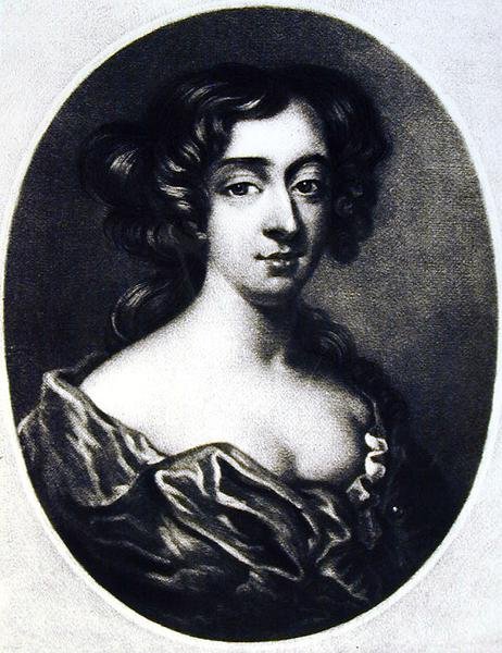 Frances Teresa Stuart (1647-1702) vévodkyně z Richmondu, ilustrace z Portrétů postav slavných v britské historii vyrytých Richardem Earlomem (1743-1822) a Charlesem Turnerem (asi 1775-1857) od English School