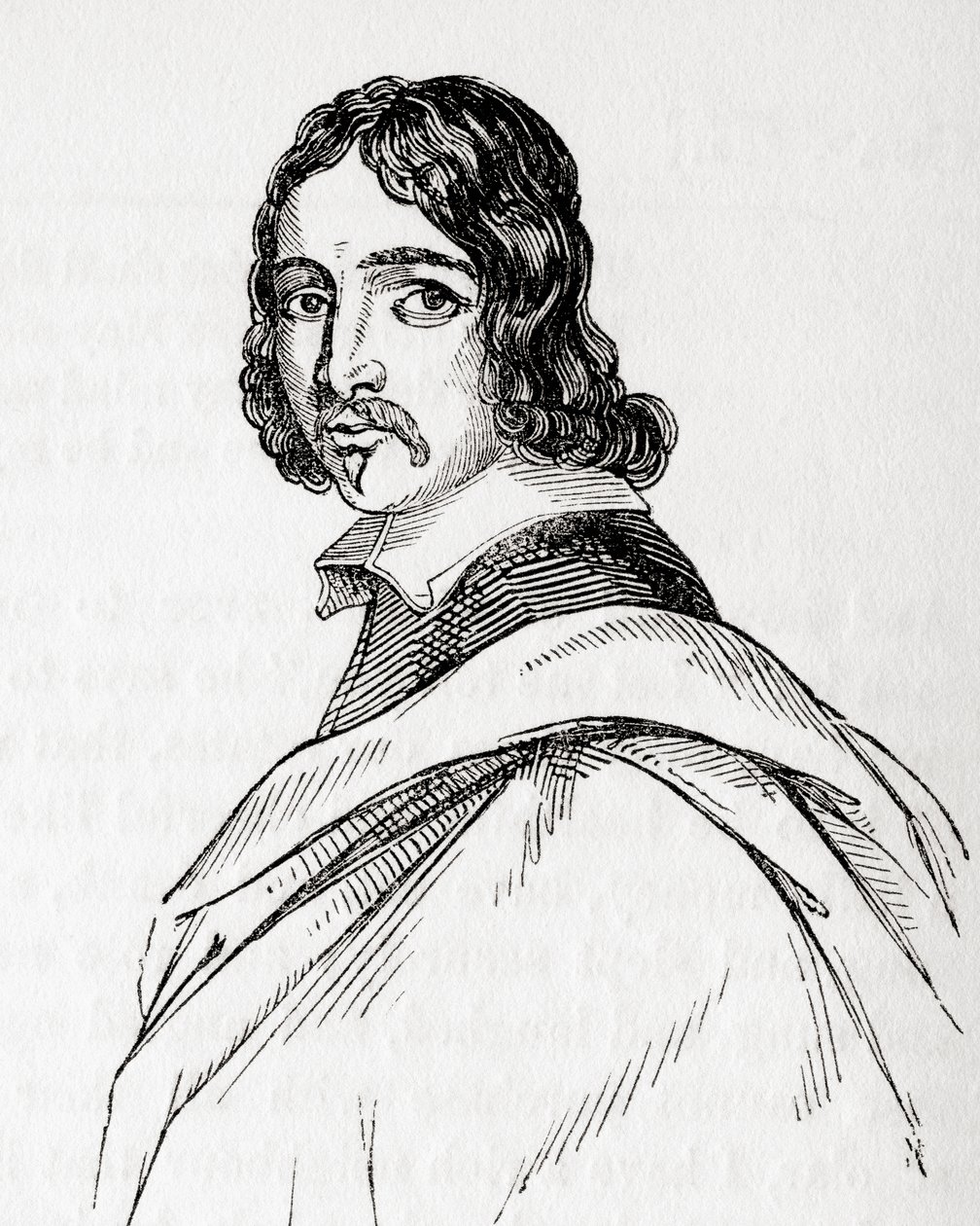 Francis Moore, britský lékař a astrolog ze staré Anglie: z knihy Old England: A Pictorial Museum, pub. 1847 od English School