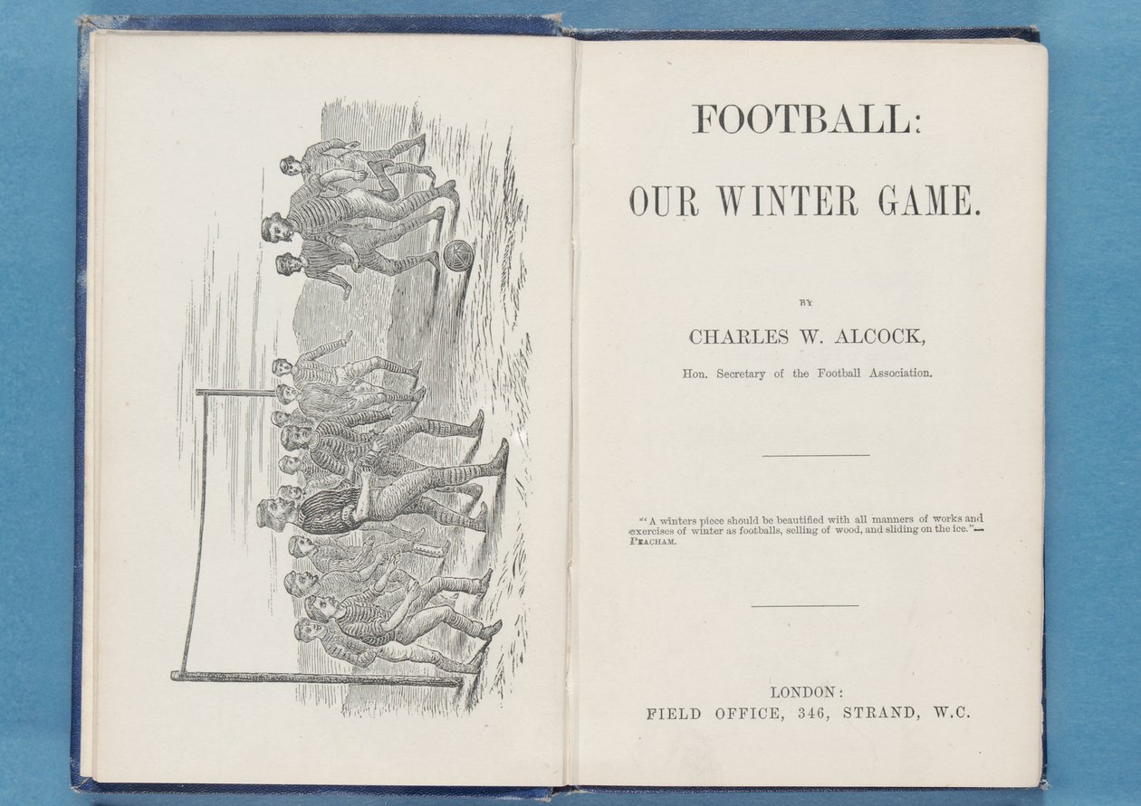 Frontispiece z Football: Our Winter Game, Charles W. Alcock, 1874 (viz také 315142 & 315144) od English School