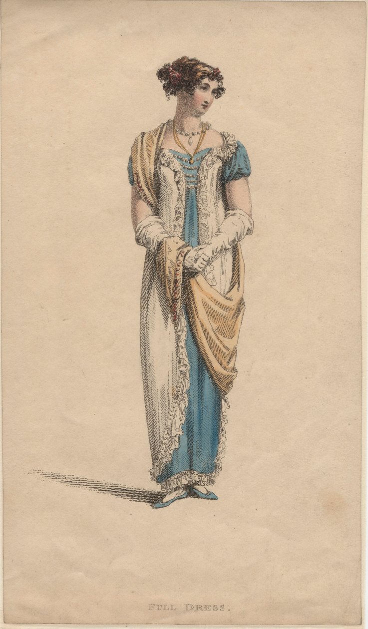 Celé šaty, 1817 od English School