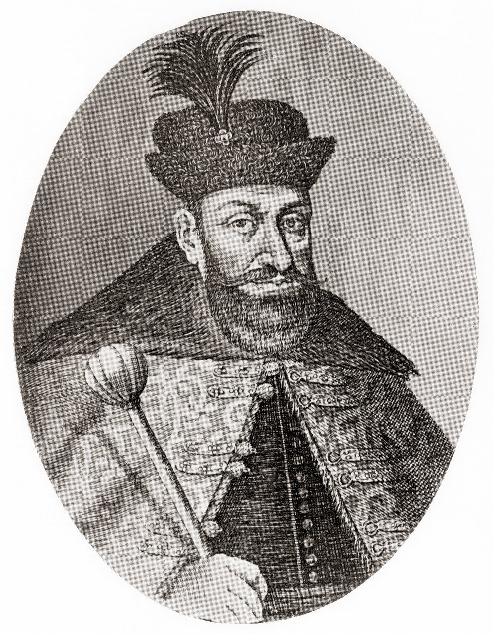 Gabriel Bethlen, sedmihradský kníže, z knihy "Hutchinson
