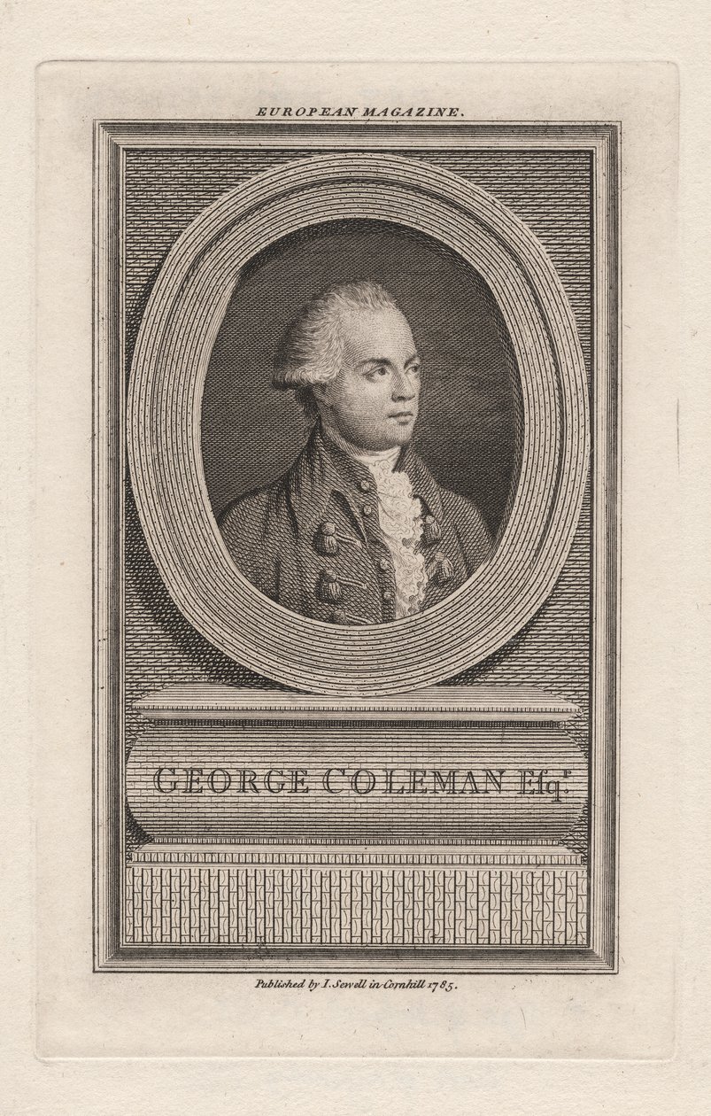George Coleman, 1785 od English School