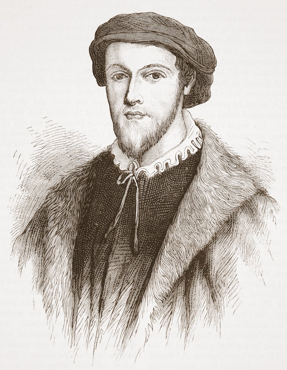 George Wishart, z tisku v majetku Davida Lainga, ilustrace z Historie protestantismu od Jamese Aitkena Wylie (1808-1890), pub. 1878 od English School