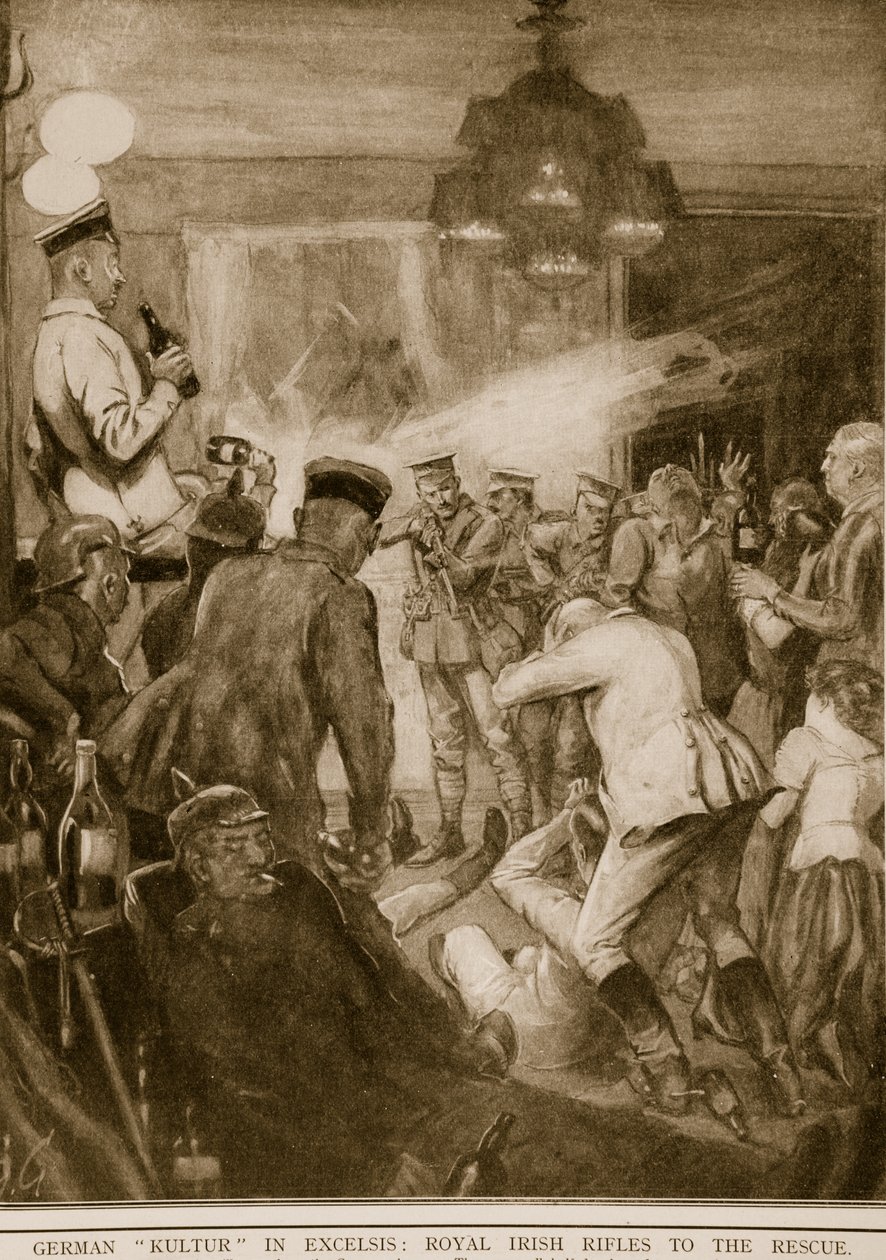 Německá kultura in Excelsis: Royal Irish Rifles to the rescue, 1914-19 od English School