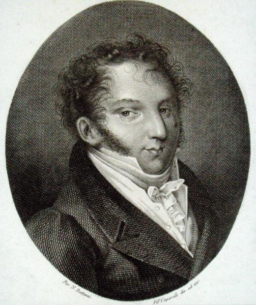 Gioacchino Antonio Rossini (1792-1868) (rytina) od English School