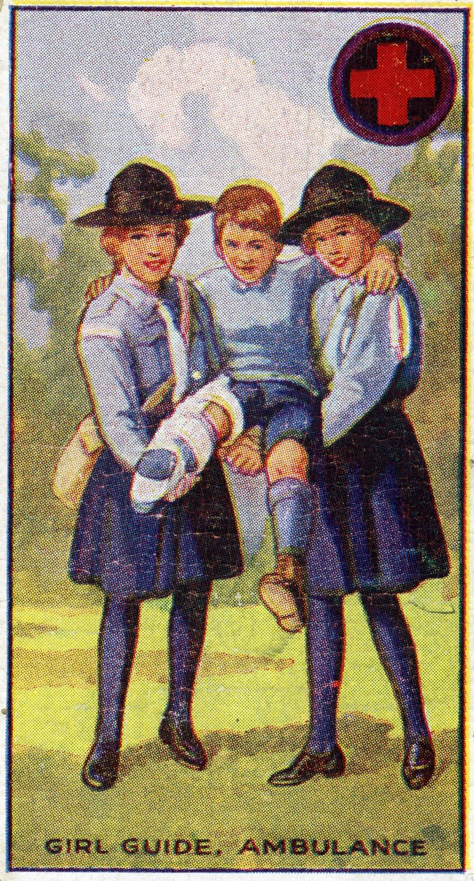 Odznak sanitky průvodkyně, 1923 od English School