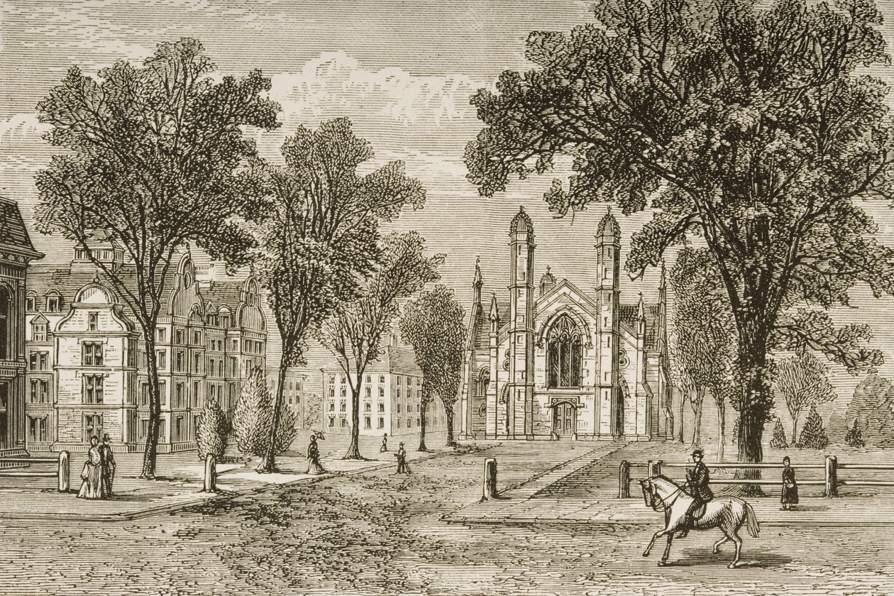 Gore Hall, Harvard University v c.1870, z 