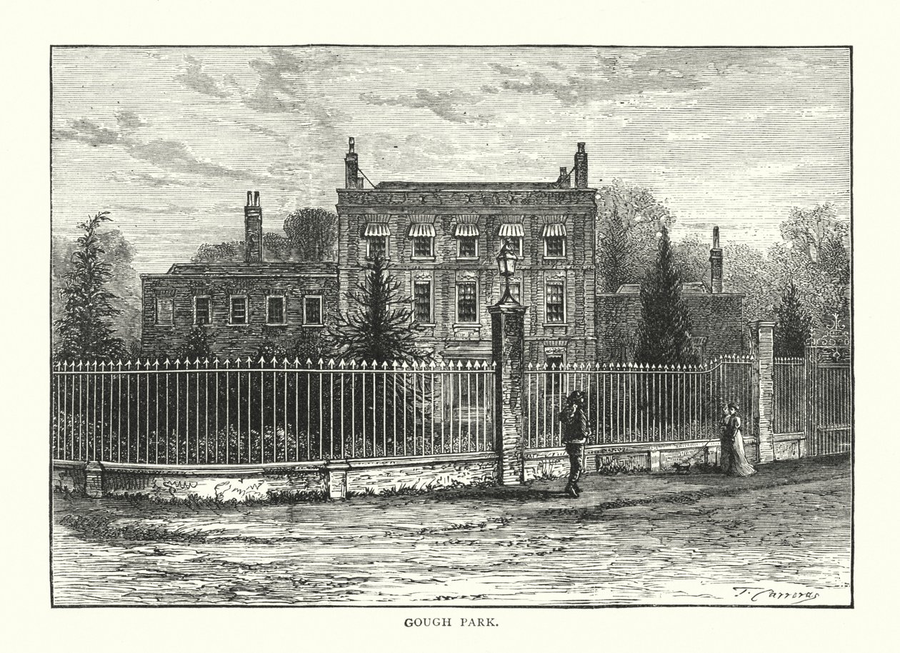 Gough Park (rytina) od English School