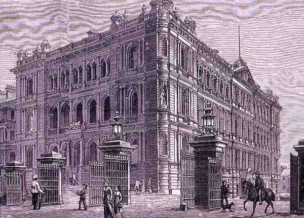 Vládní budovy, Macquarie Street, Sydney, Austrálie, z 