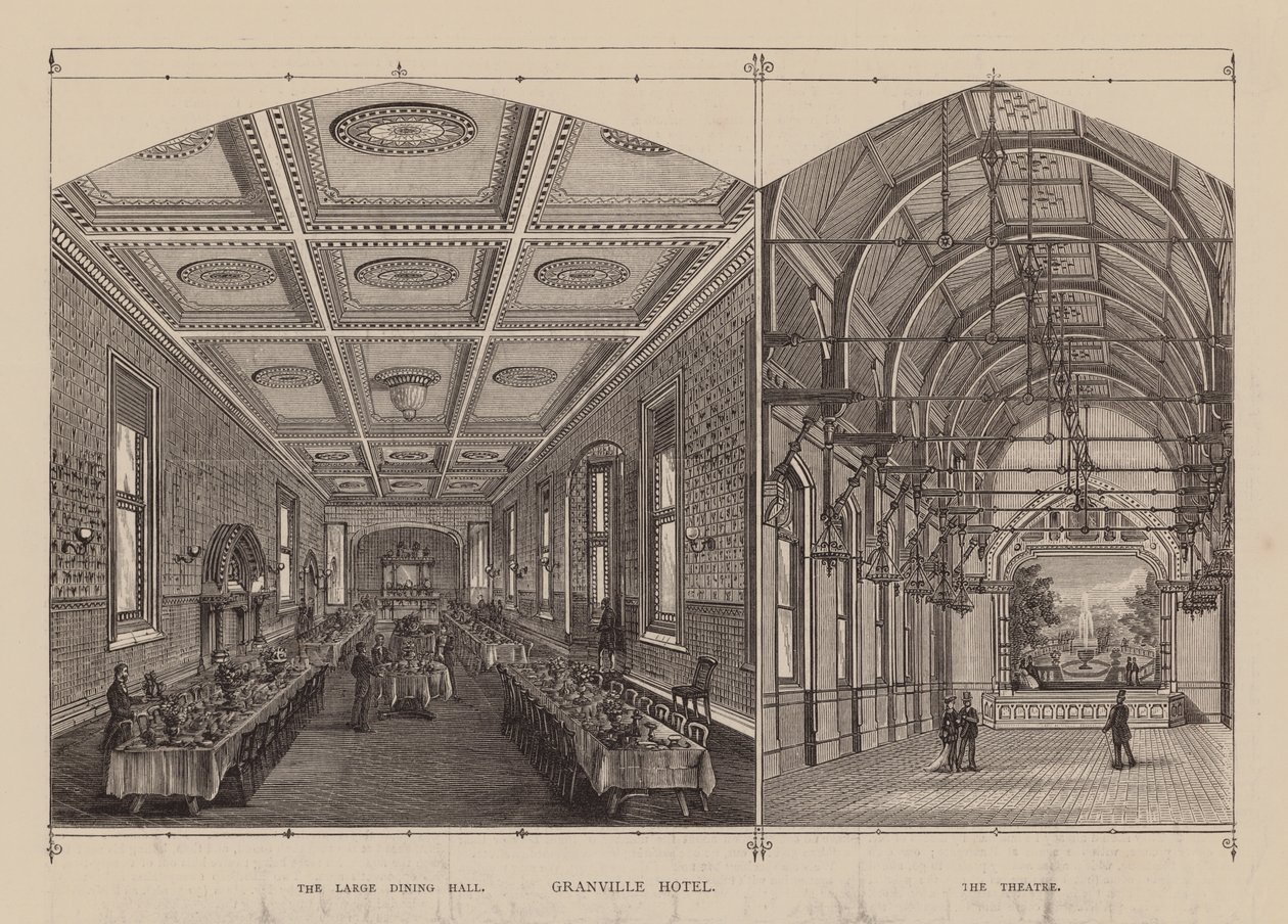 Hotel Granville (rytina) od English School