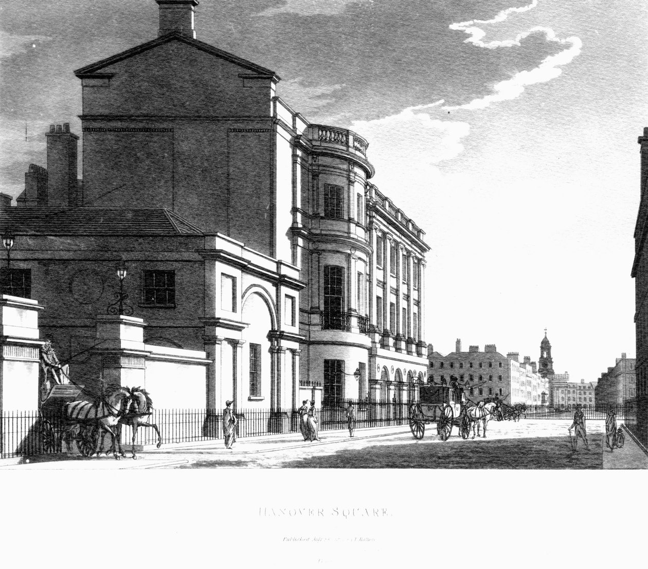 Hannoverské náměstí, 1800 od English School