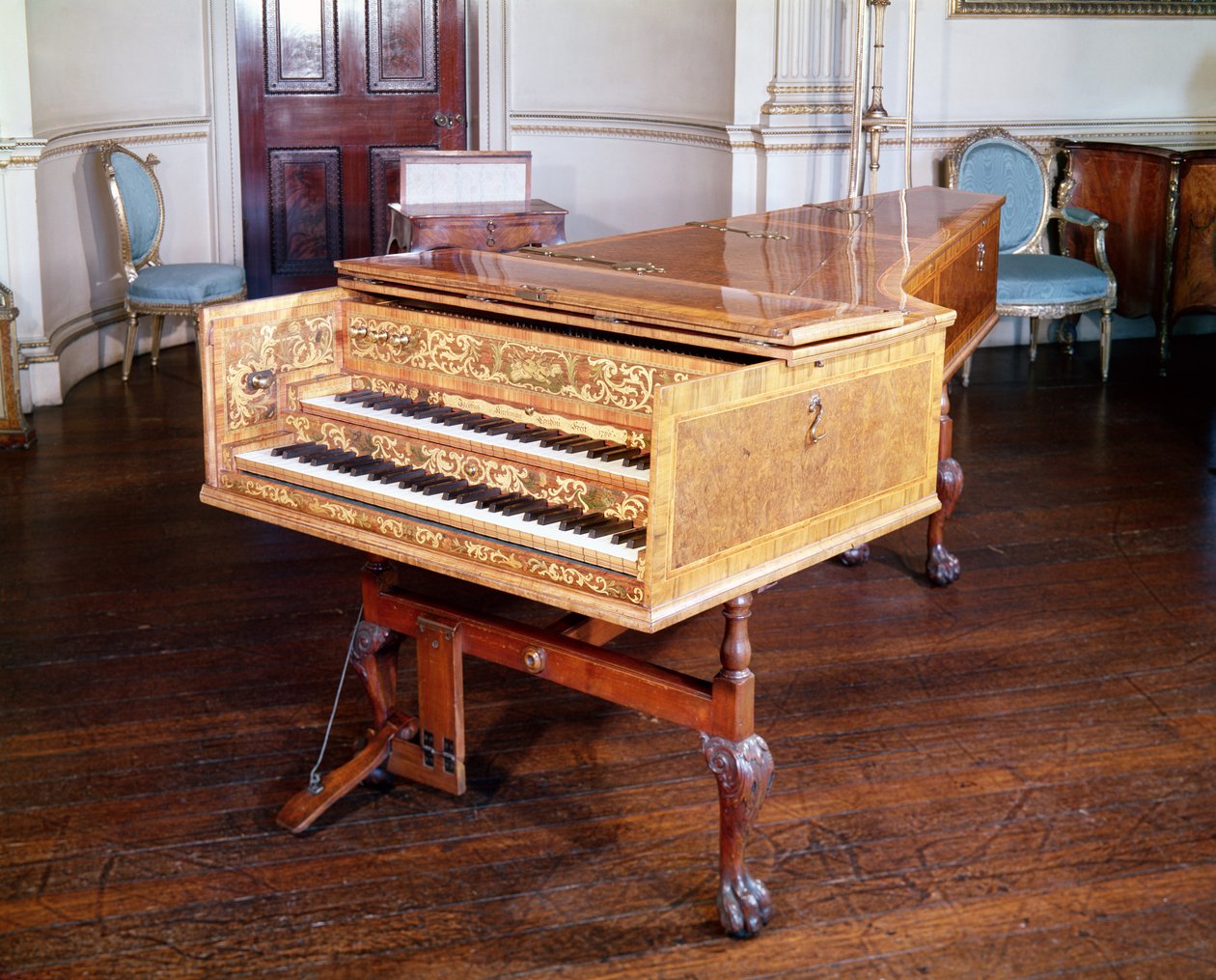 Harpsichord, Jacob Kirckman, anglicky, 1766 od English School