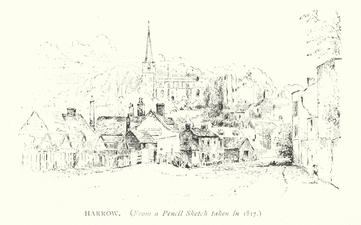 Harrow (rytina) od English School