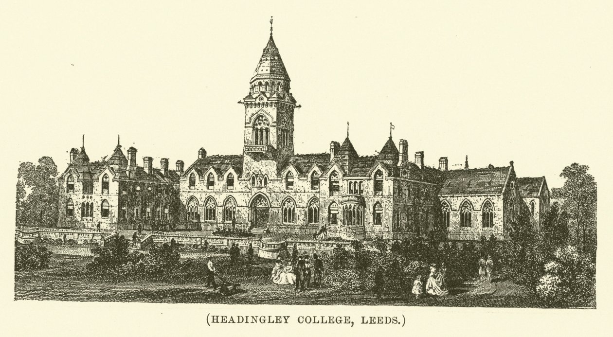 Headingley College, Leeds (rytina) od English School