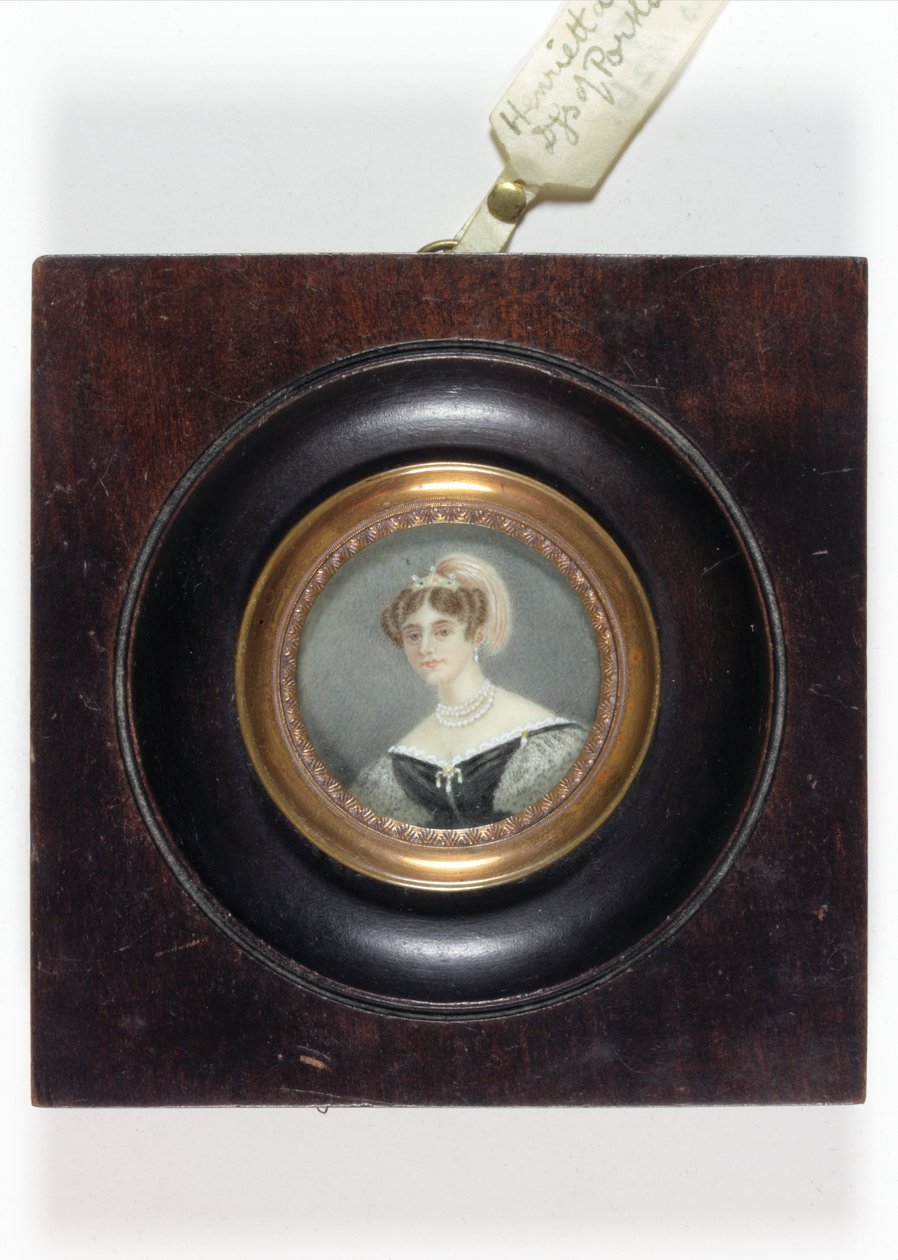 Henrietta Scott, markýza z Titchfield, později vévodkyně z Portlandu (smalt) od English School