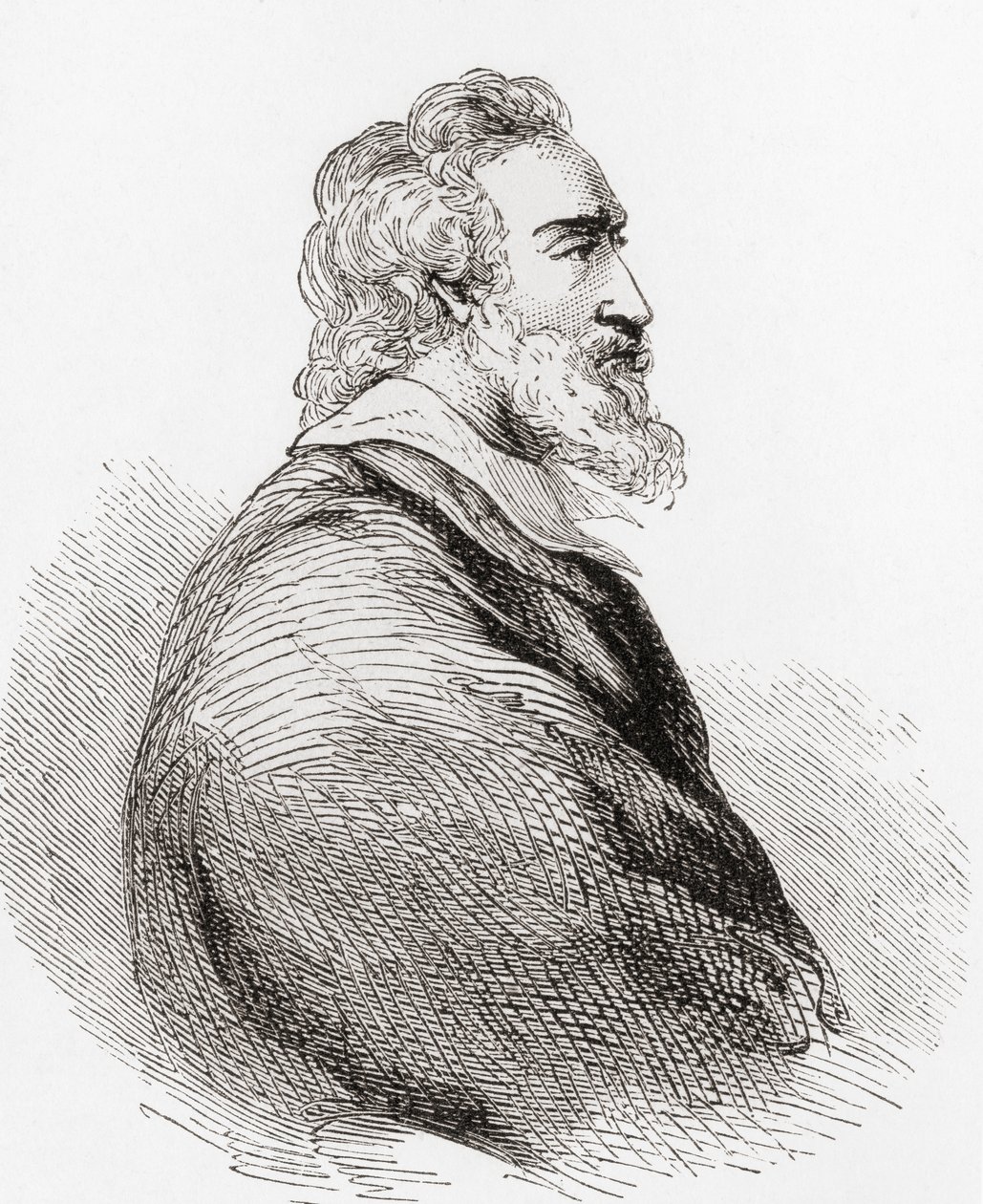 Henry IV, alias Dobrý král Jindřich, 1553-1610, z Ward and Locks Illustrated History of the World, pub. c.1882 od English School