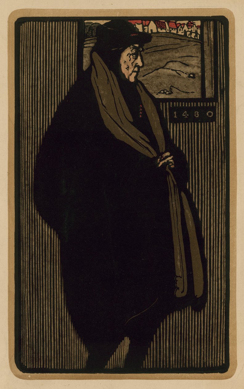 Henry Irving, herec (rytina) od English School